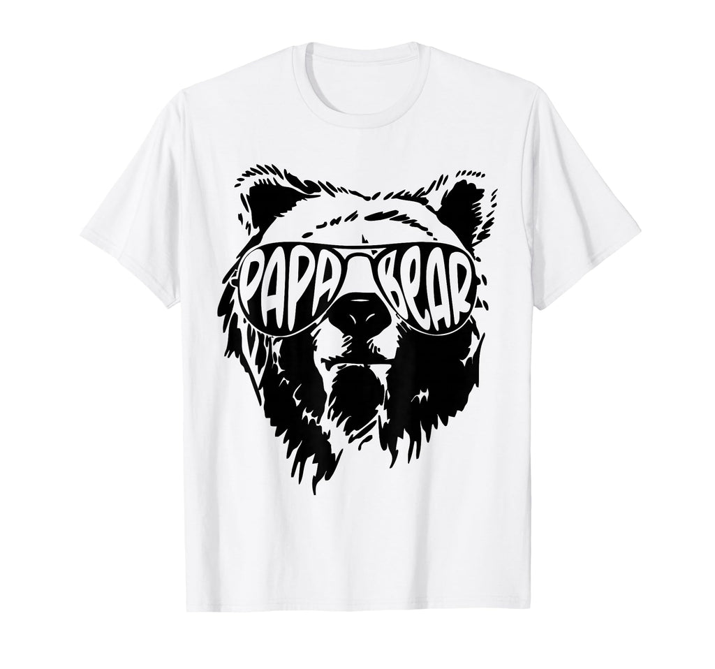 Papa Bear Sunglasses Fathers Day Dad T-Shirt - Novelty Apparel Men Women - T-Shirt, Sweatshirt, Hoodie