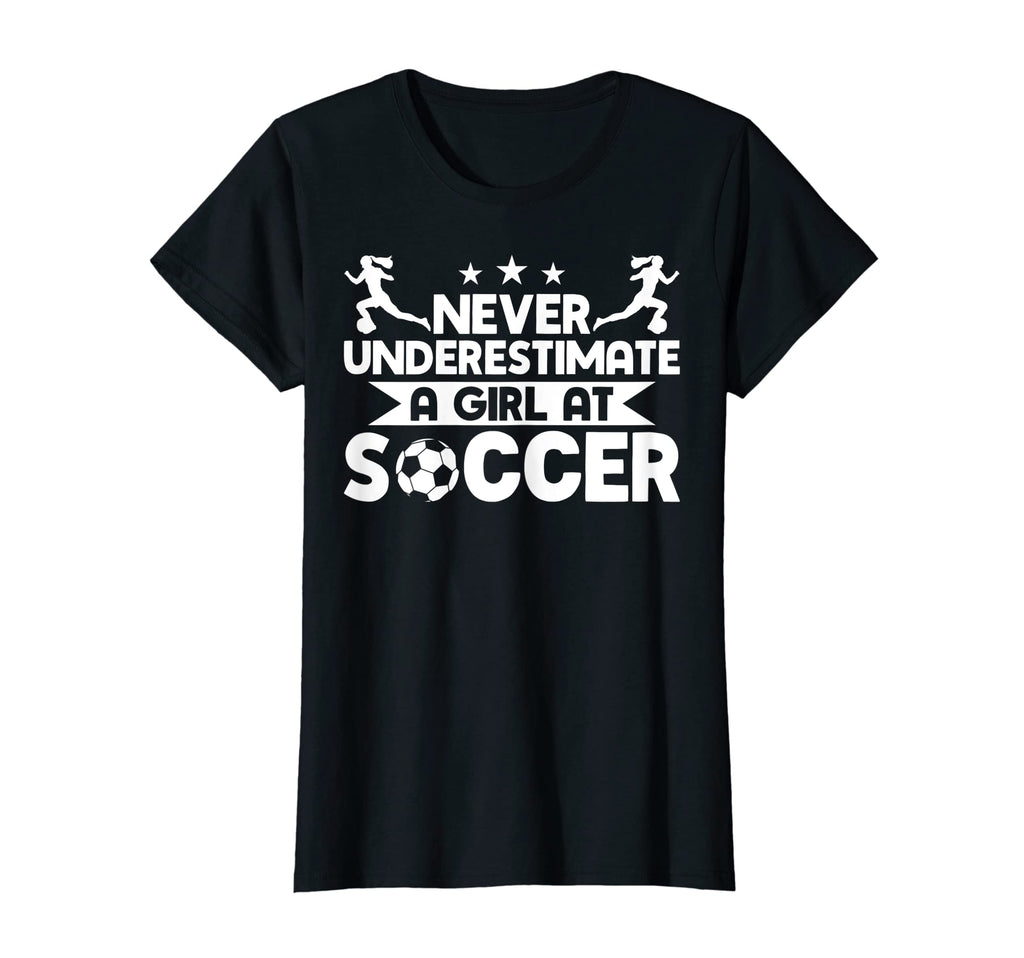 Soccer Player Never Underestimate T-Shirt - Minimalist Print for Adults - T-Shirt, Sweatshirt, Hoodie