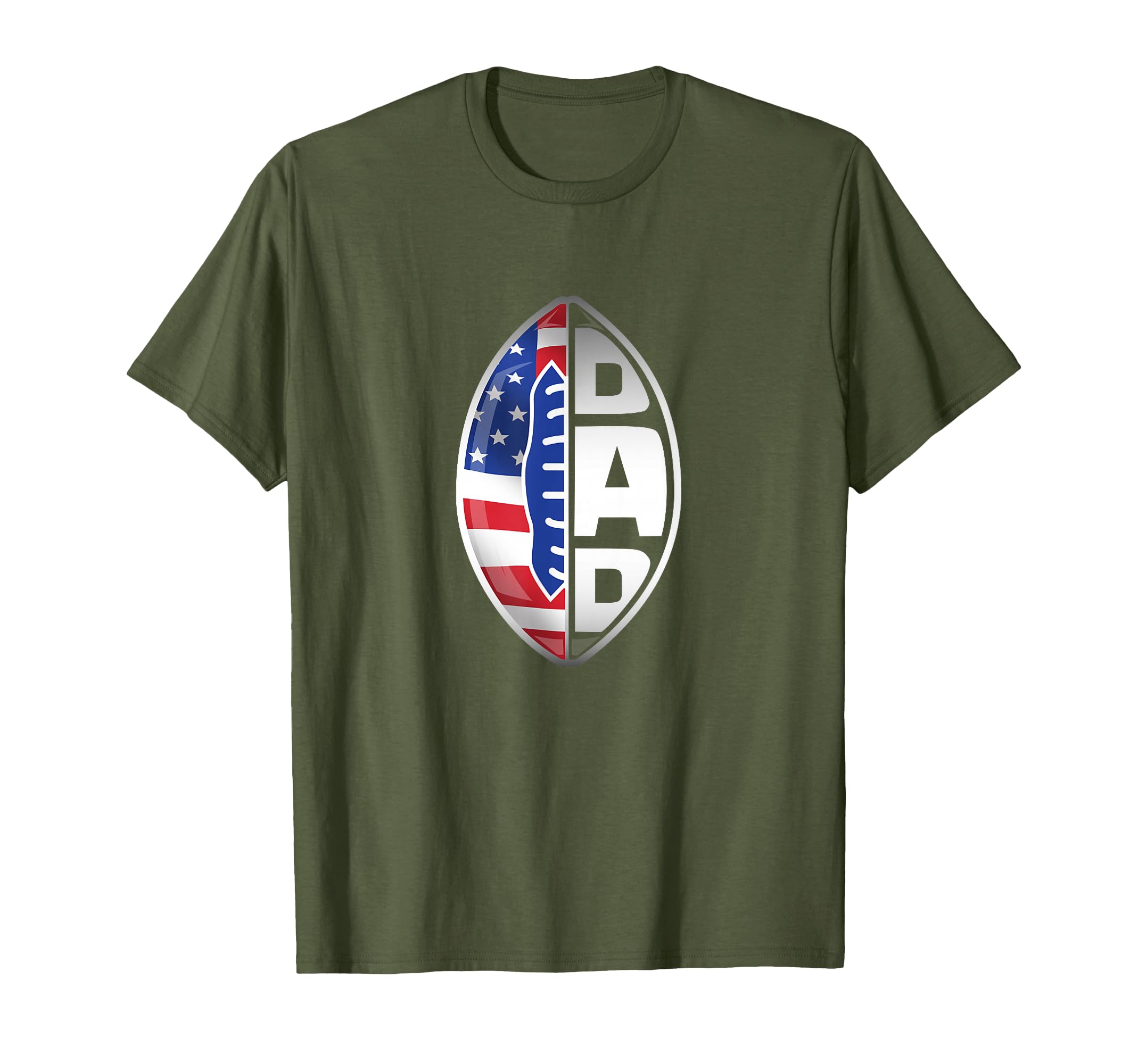 American Football American Flag T-Shirt - Fun Novelty Design for Adults - T-Shirt, Sweatshirt, Hoodie