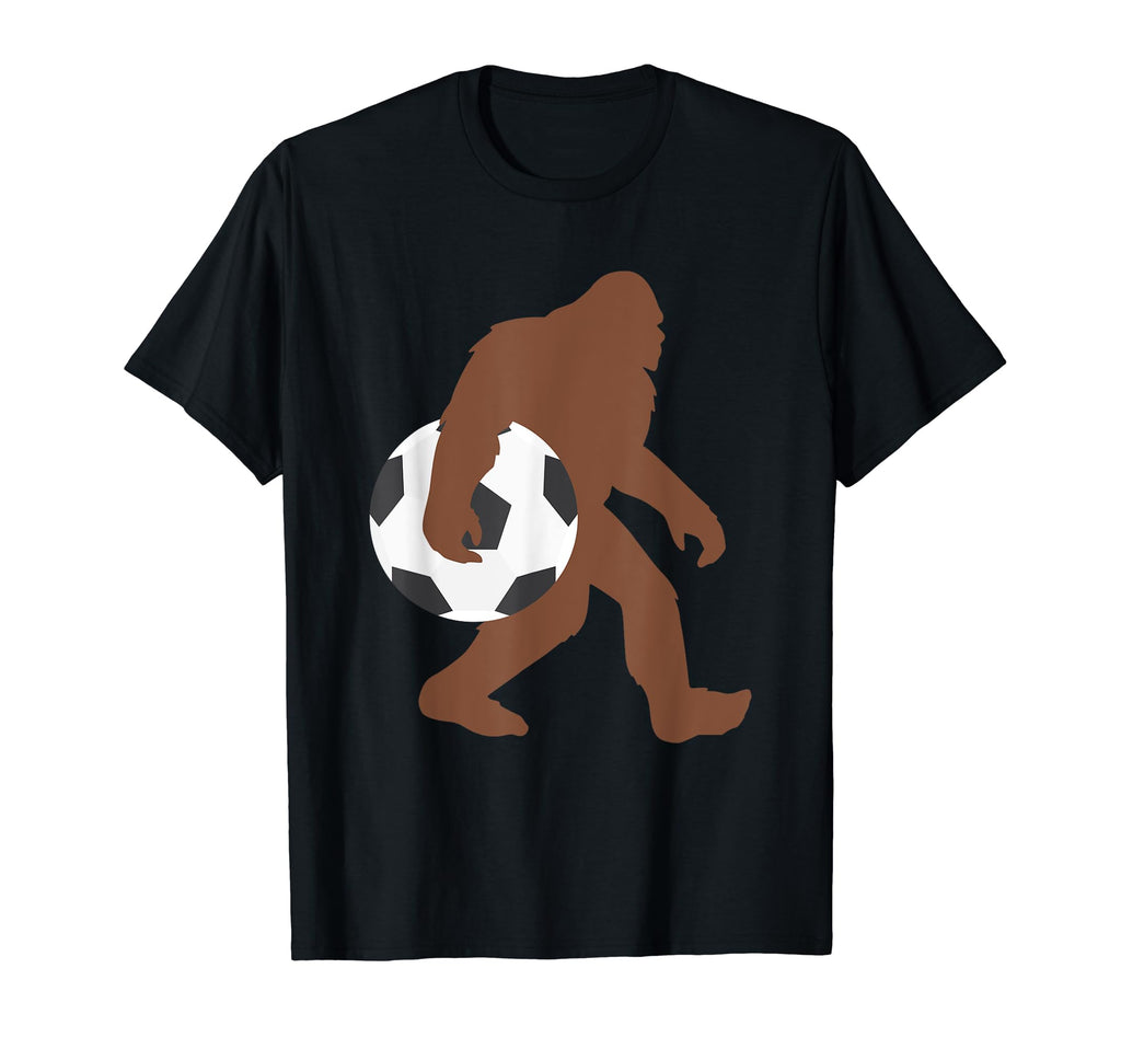 Funny Bigfoot Soccer Sasquatch Soccer Fan T-Shirt - Custom Art Print Unisex - T-Shirt, Sweatshirt, Hoodie