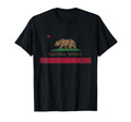 California Republic Flag State Fade T-Shirt - Trendy Graphic Unisex - T-Shirt, Sweatshirt, Hoodie