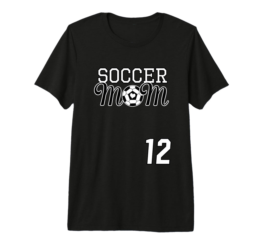 Number 12 Soccer Mom Mothers Day 12 T-Shirt - Unique Graphic Men Women - T-Shirt, Sweatshirt, Hoodie