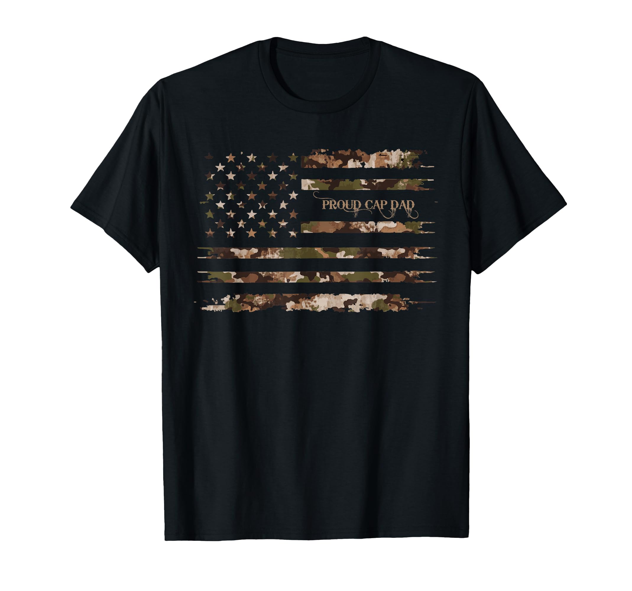 Proud Cap Dad Proud Dad Military Family T-Shirt - Streetwear Style Unisex - T-Shirt, Sweatshirt, Hoodie