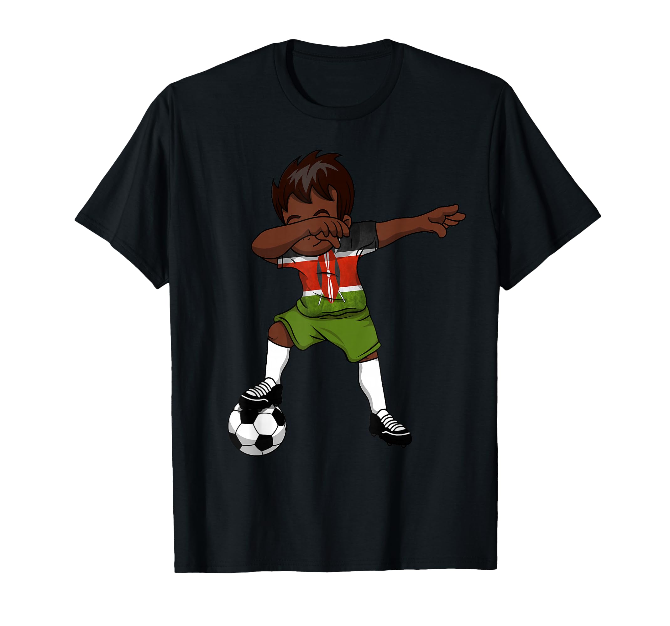 Dabbing Soccer Kenya Kenyan Nairobi Gifts T-Shirt - Streetwear Style Unisex - T-Shirt, Sweatshirt, Hoodie