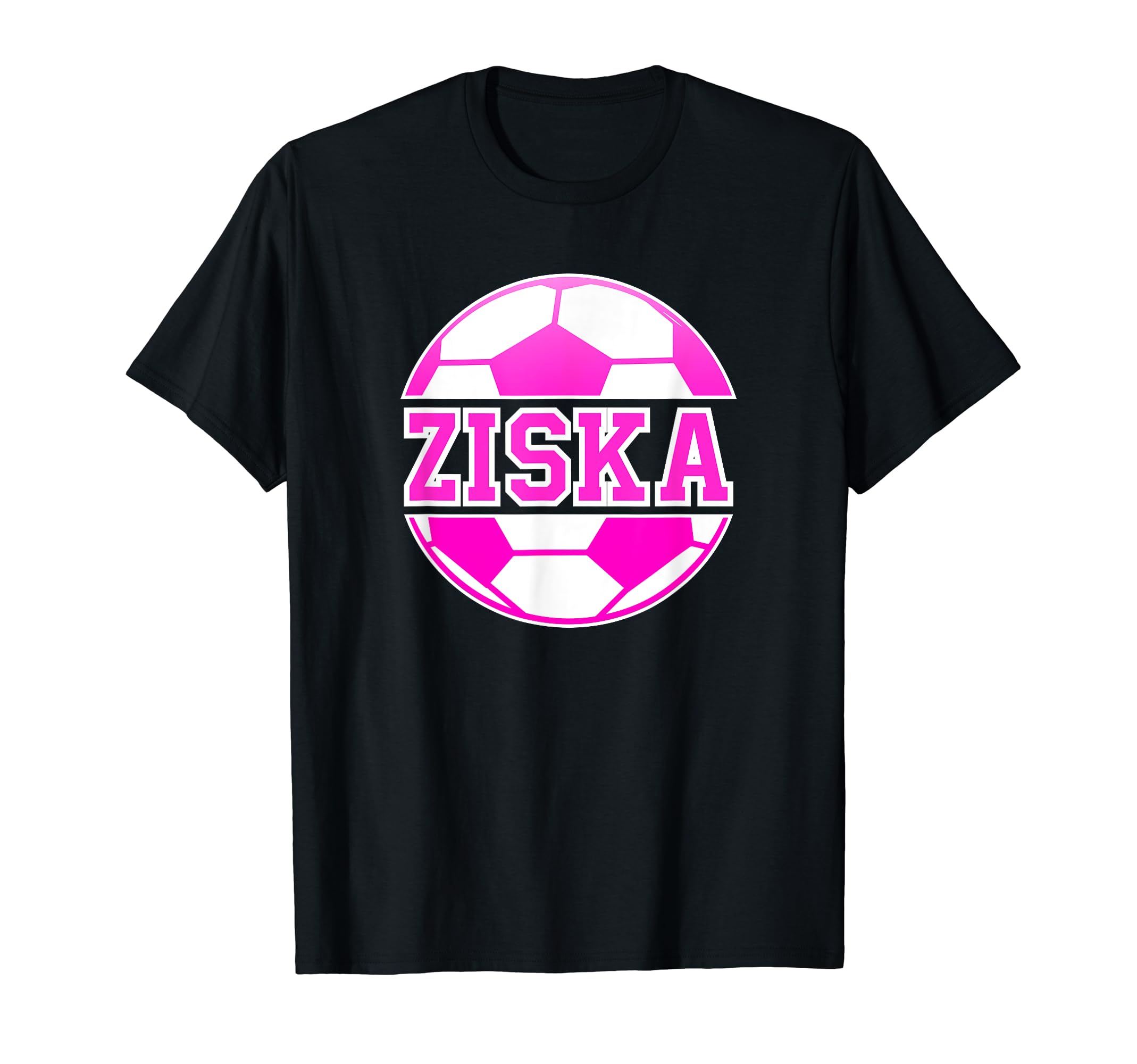 Ziska Name Soccer Play Football Sports T-Shirt - Unique Graphic Men Women - T-Shirt, Sweatshirt, Hoodie