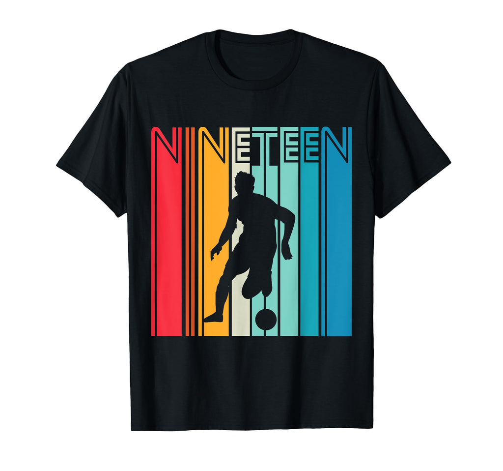 19 Years Soccer Gift 19Th Birthday T-Shirt - Graphic Print Men Women - T-Shirt, Sweatshirt, Hoodie