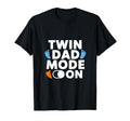 Twin Dad Mode Father T-Shirt - Trendy Graphic Unisex - T-Shirt, Sweatshirt, Hoodie