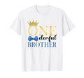 Brother Mr Onederful 1St Birthday T-Shirt - Casual Everyday Wear Unisex - T-Shirt, Sweatshirt, Hoodie
