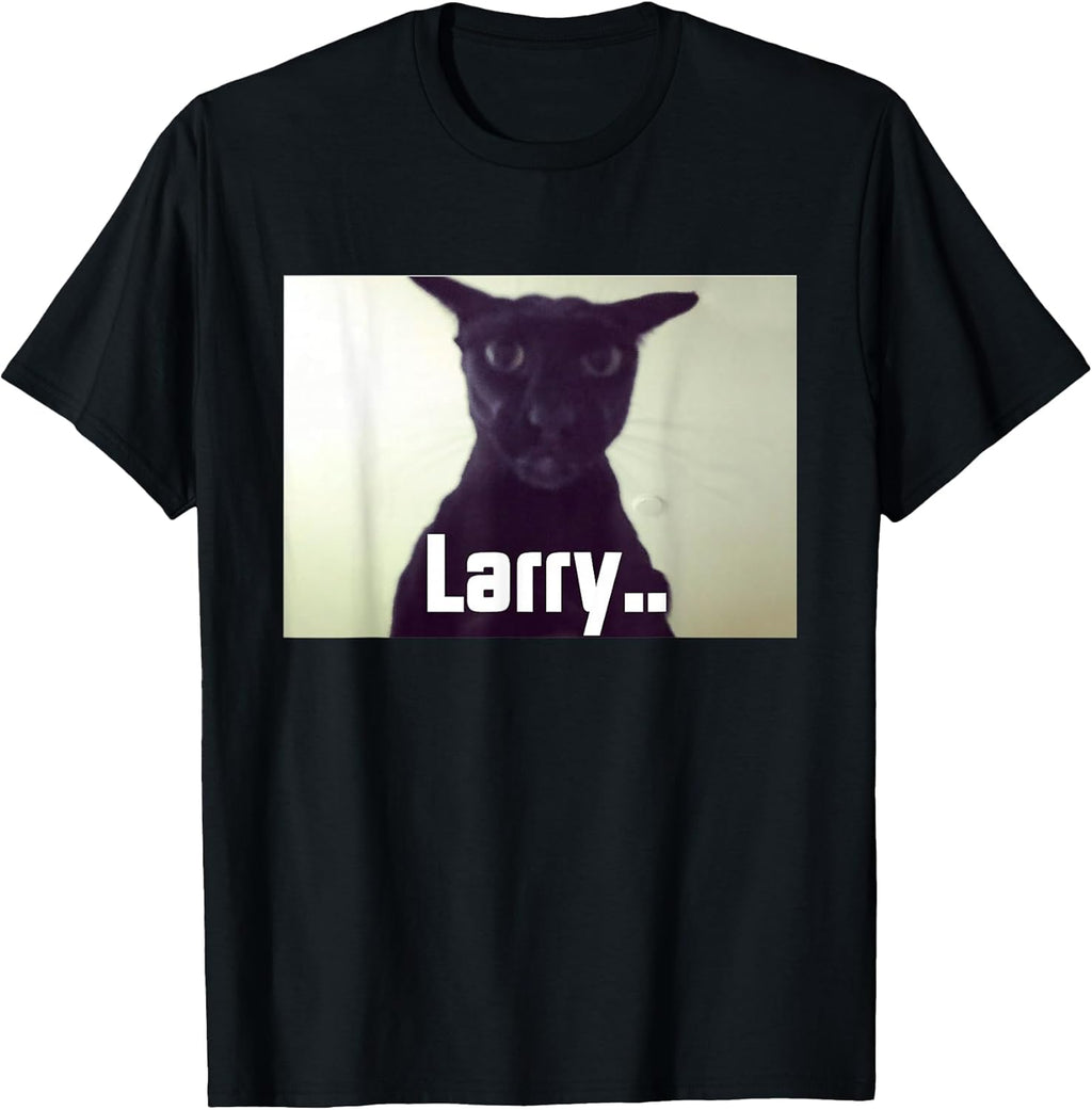 Evil Larry Meme Cat Cursed Memes Brainrot - Adult & Kids T-Shirts, Sweatshirts & Hoodies apparel design preview 1