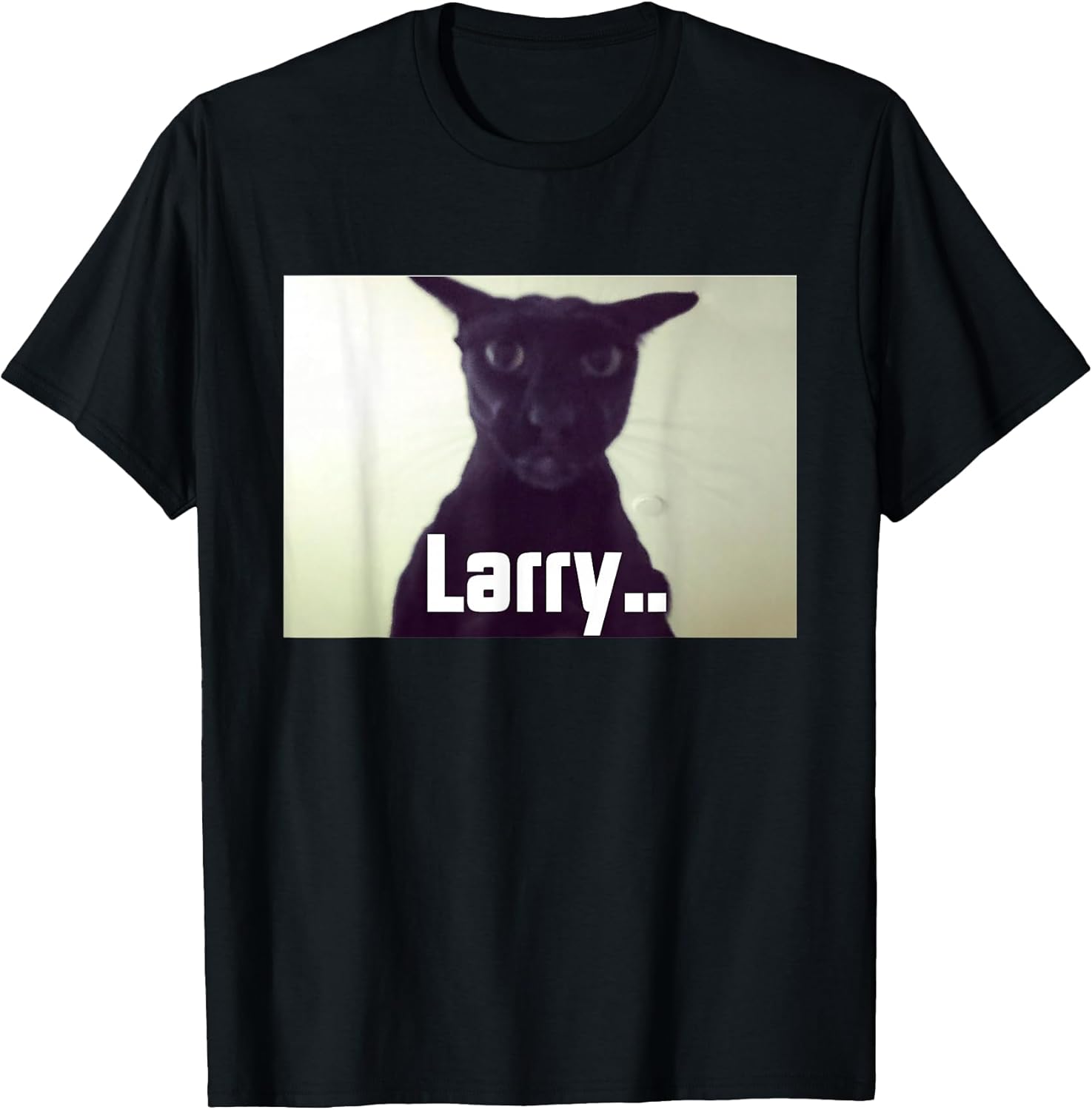 Evil Larry Meme Cat Cursed Memes Brainrot - Adult & Kids T-Shirts, Sweatshirts & Hoodies apparel design preview 1