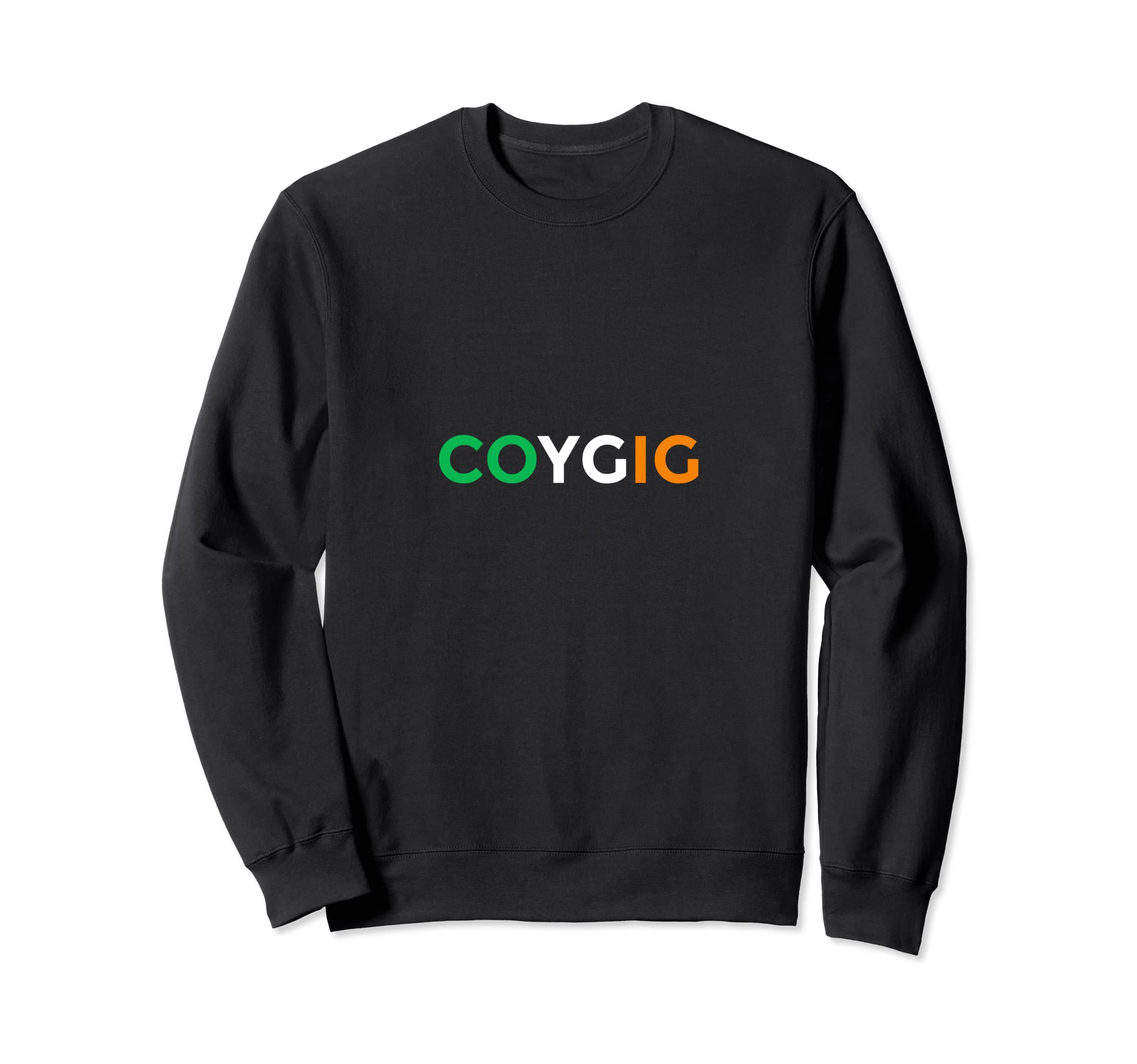 Coygig Come You Green Irish Football Sweatshirt - Minimalist Print Unisex - T-Shirt, Sweatshirt, Hoodie