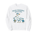 Busy Raising Baller Baseball Sweatshirt - Unique Graphic for Adults - T-Shirt, Sweatshirt, Hoodie