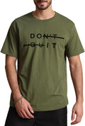 Men's Graphic Short Sleeve Don't Quit Letter Print - Adult & Kids T-Shirts, Sweatshirts & Hoodies apparel design preview 1