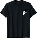 ASL I Love You Gift American Sign Language - Adult & Kids T-Shirts, Sweatshirts & Hoodies apparel design preview 1
