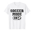 Soccer Mode Distressed Football Sport T-Shirt - Trendy Graphic for Adults - T-Shirt, Sweatshirt, Hoodie
