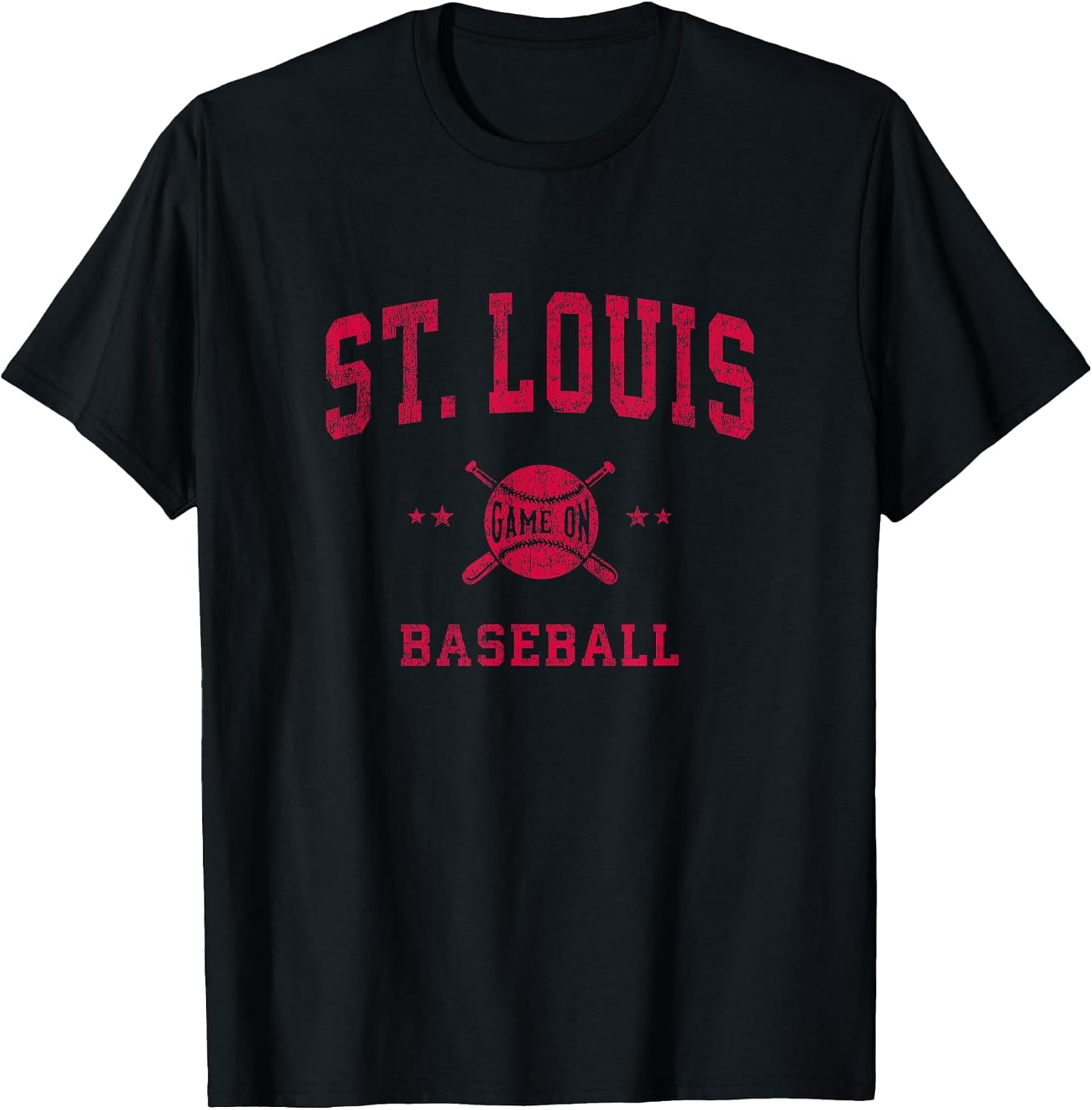 St Louis Vintage Baseball Throwback Retro Design - Adult & Kids T-Shirts, Sweatshirts & Hoodies apparel design preview 1