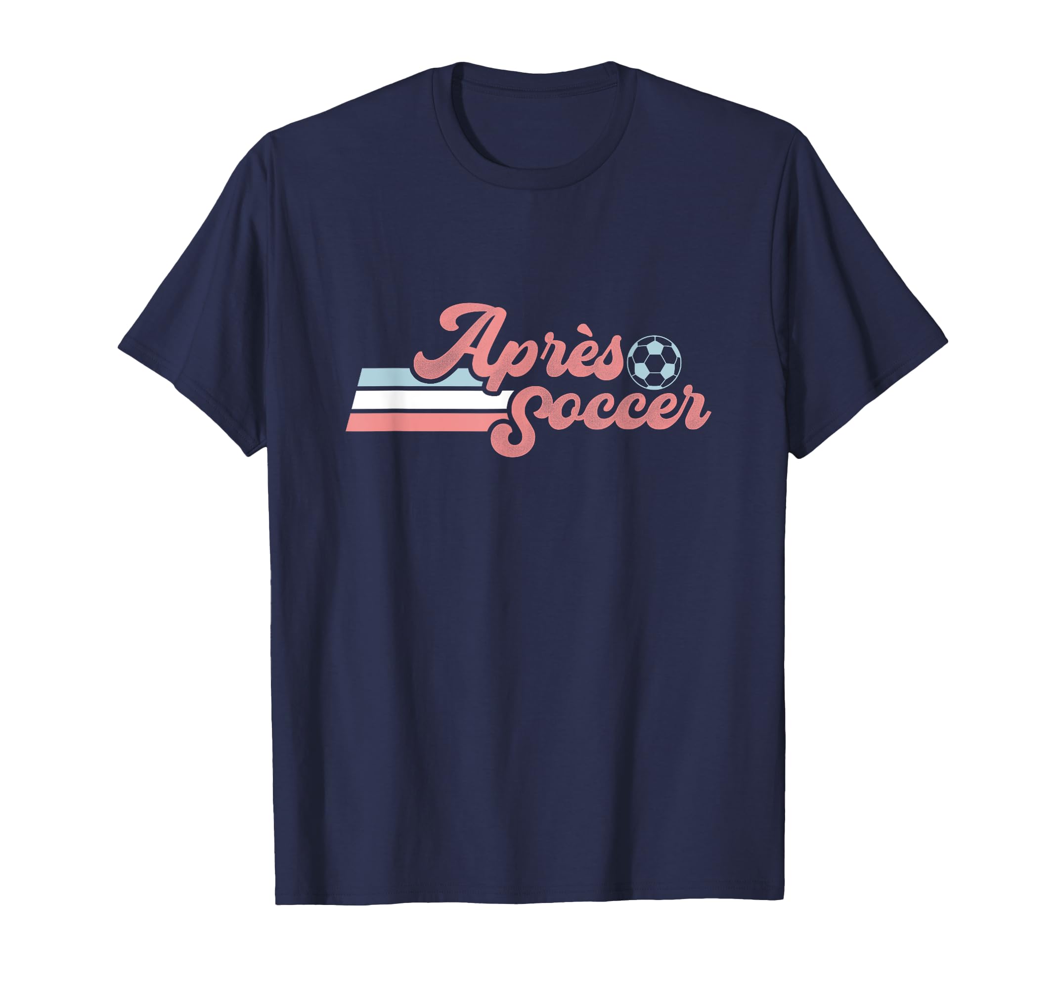 Trendy Apres Soccer Distressed T-Shirt - Aesthetic Graphic for Adults - T-Shirt, Sweatshirt, Hoodie