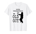 Disc Golf Dad Grandpa Never T-Shirt - Graphic Print for Adults - T-Shirt, Sweatshirt, Hoodie
