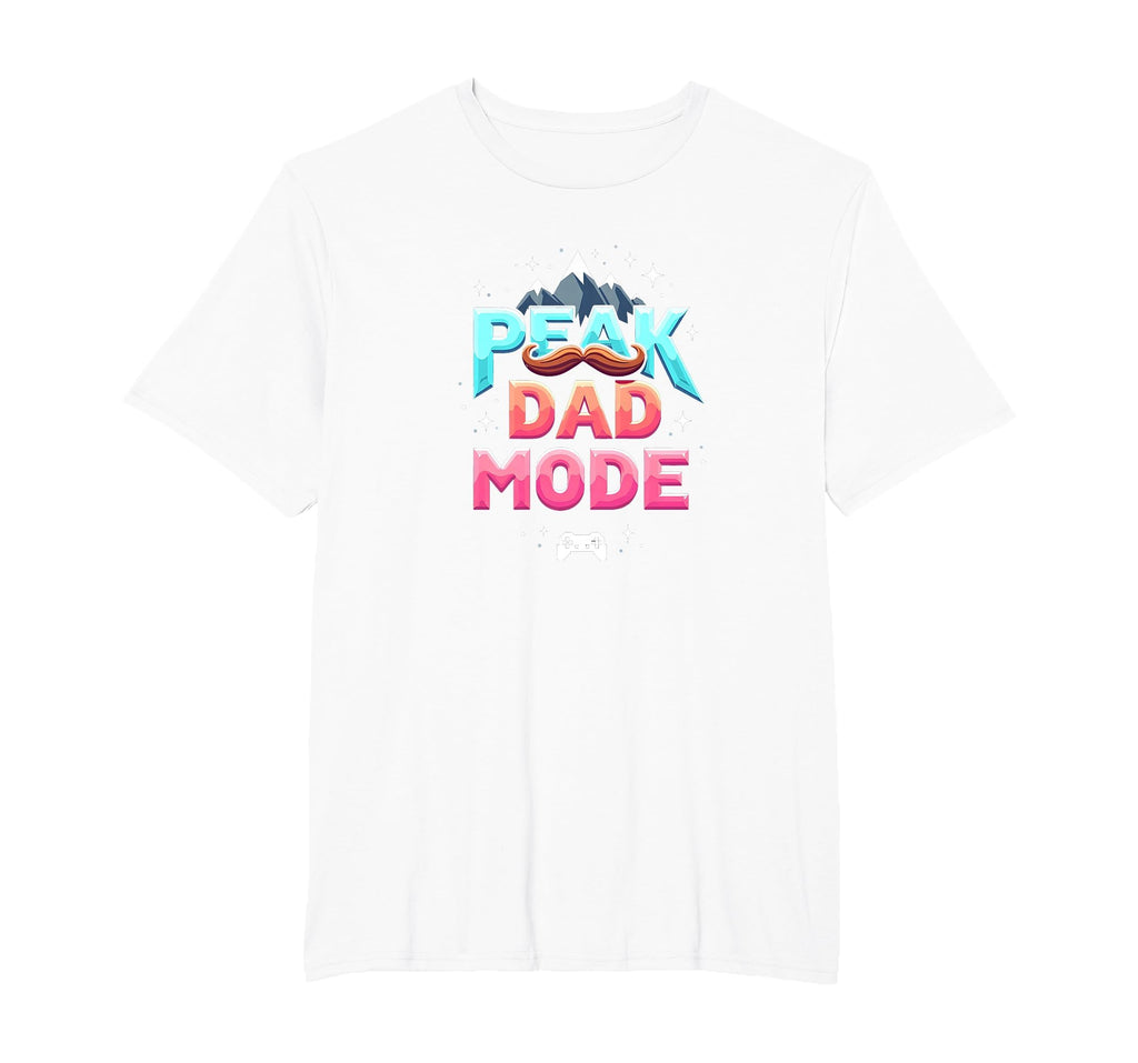 Peak Dad Mode My Dad Era Mountain Mustache T-Shirt - Trendy Graphic Unisex - T-Shirt, Sweatshirt, Hoodie