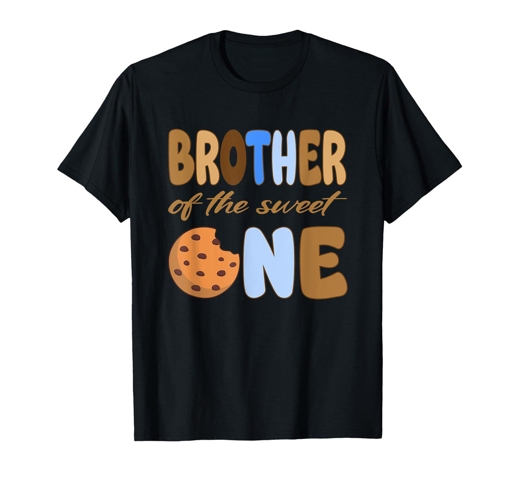 Brother Sweet One 1St Birthday Cookie T-Shirt - Custom Art Print Unisex - T-Shirt, Sweatshirt, Hoodie