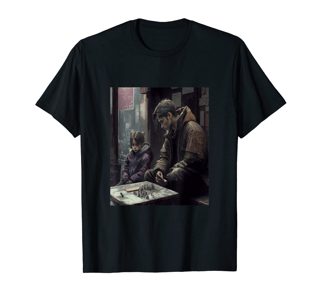 Board Game King Dad And Daughter T-Shirt - Trendy Graphic for Adults - T-Shirt, Sweatshirt, Hoodie
