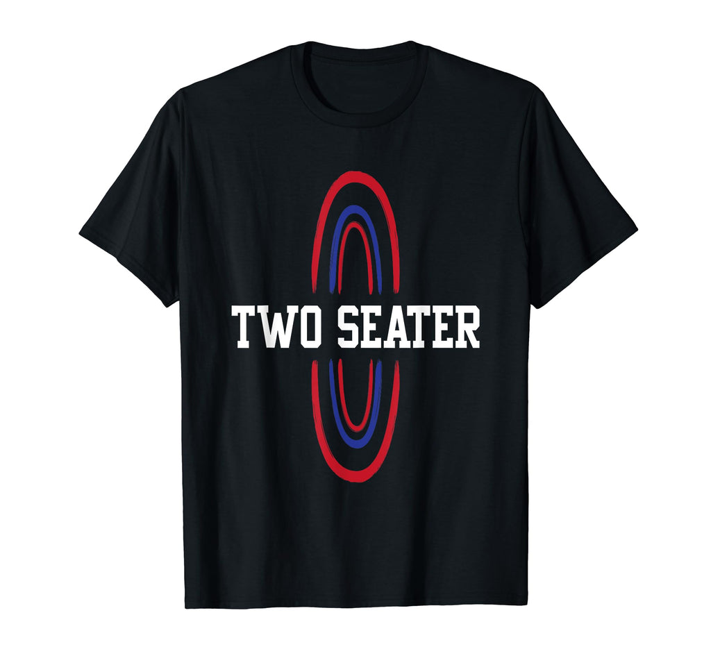 Two Seater 4Th July American Flag Dad T-Shirt - Unique Graphic for Adults - T-Shirt, Sweatshirt, Hoodie