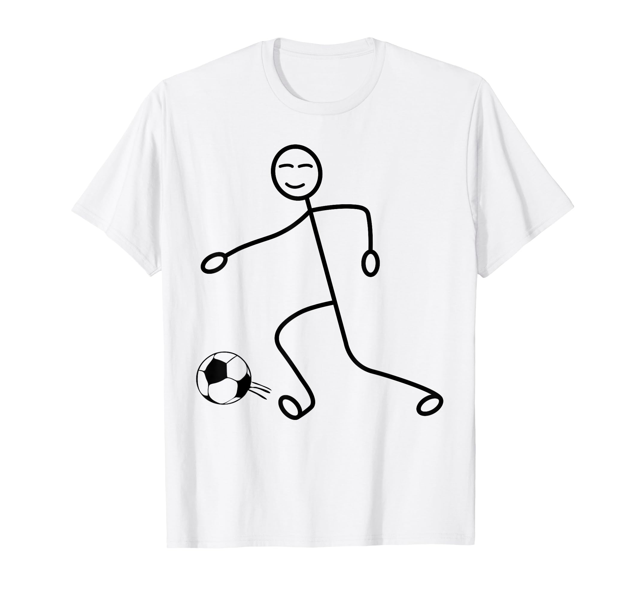 Soccer Stick Figure Soccer Player T-Shirt - Novelty Apparel Unisex - T-Shirt, Sweatshirt, Hoodie