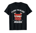 I Like To Slide Inside Funny Santa T-Shirt - Streetwear Style for Adults - T-Shirt, Sweatshirt, Hoodie
