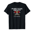 Save Your Kitty Funny Firefighter T-Shirt - Minimalist Print Unisex - T-Shirt, Sweatshirt, Hoodie