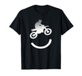 Dirt Bike Smiling Happy Fathers Ride Up T-Shirt - Trendy Graphic Unisex - T-Shirt, Sweatshirt, Hoodie