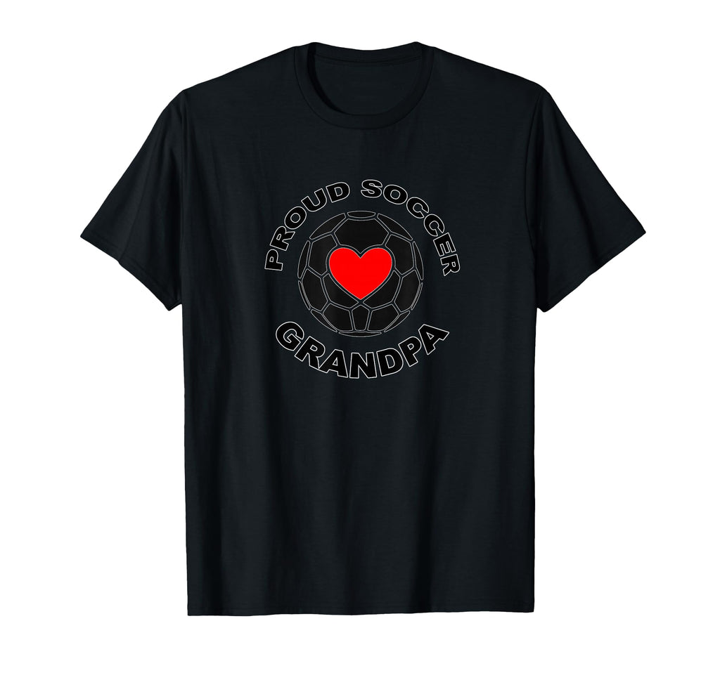 Proud Soccer Grandpa T-Shirt - Custom Art Print Unisex - T-Shirt, Sweatshirt, Hoodie