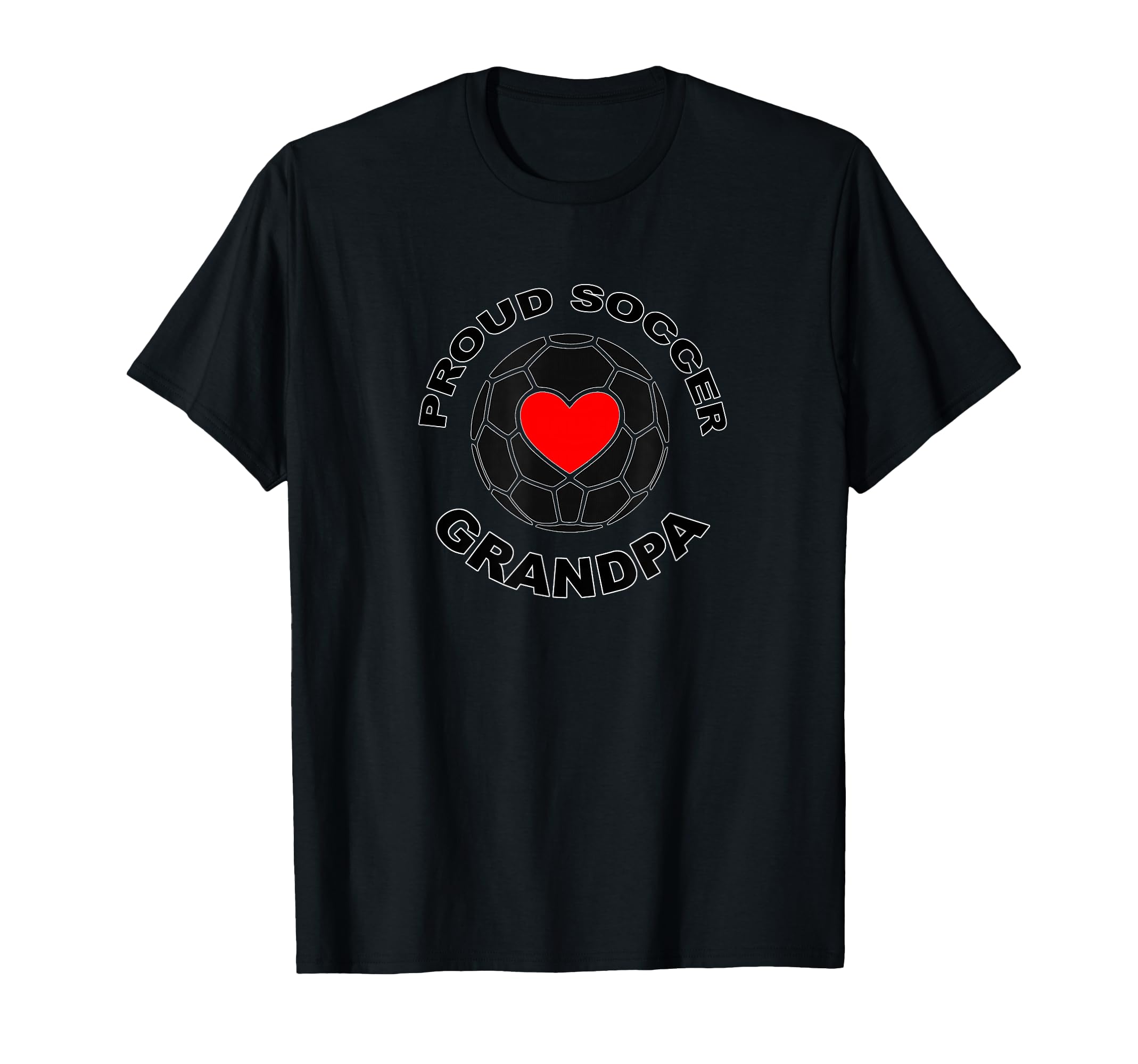 Proud Soccer Grandpa T-Shirt - Custom Art Print Unisex - T-Shirt, Sweatshirt, Hoodie