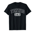 Tennis Dad Funny Athletic Lettering T-Shirt - Minimalist Print Unisex - T-Shirt, Sweatshirt, Hoodie