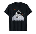 Universe Moon Stars Astronaut T-Shirt - Casual Everyday Wear for Adults - T-Shirt, Sweatshirt, Hoodie