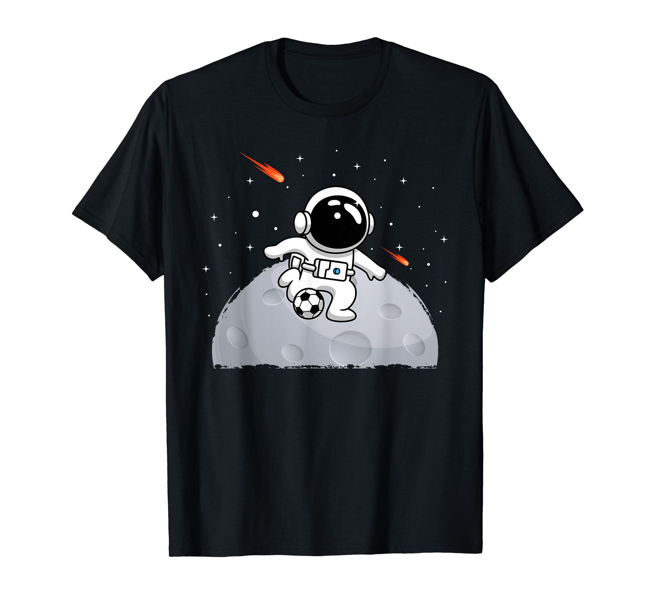 Universe Moon Stars Astronaut T-Shirt - Casual Everyday Wear for Adults - T-Shirt, Sweatshirt, Hoodie