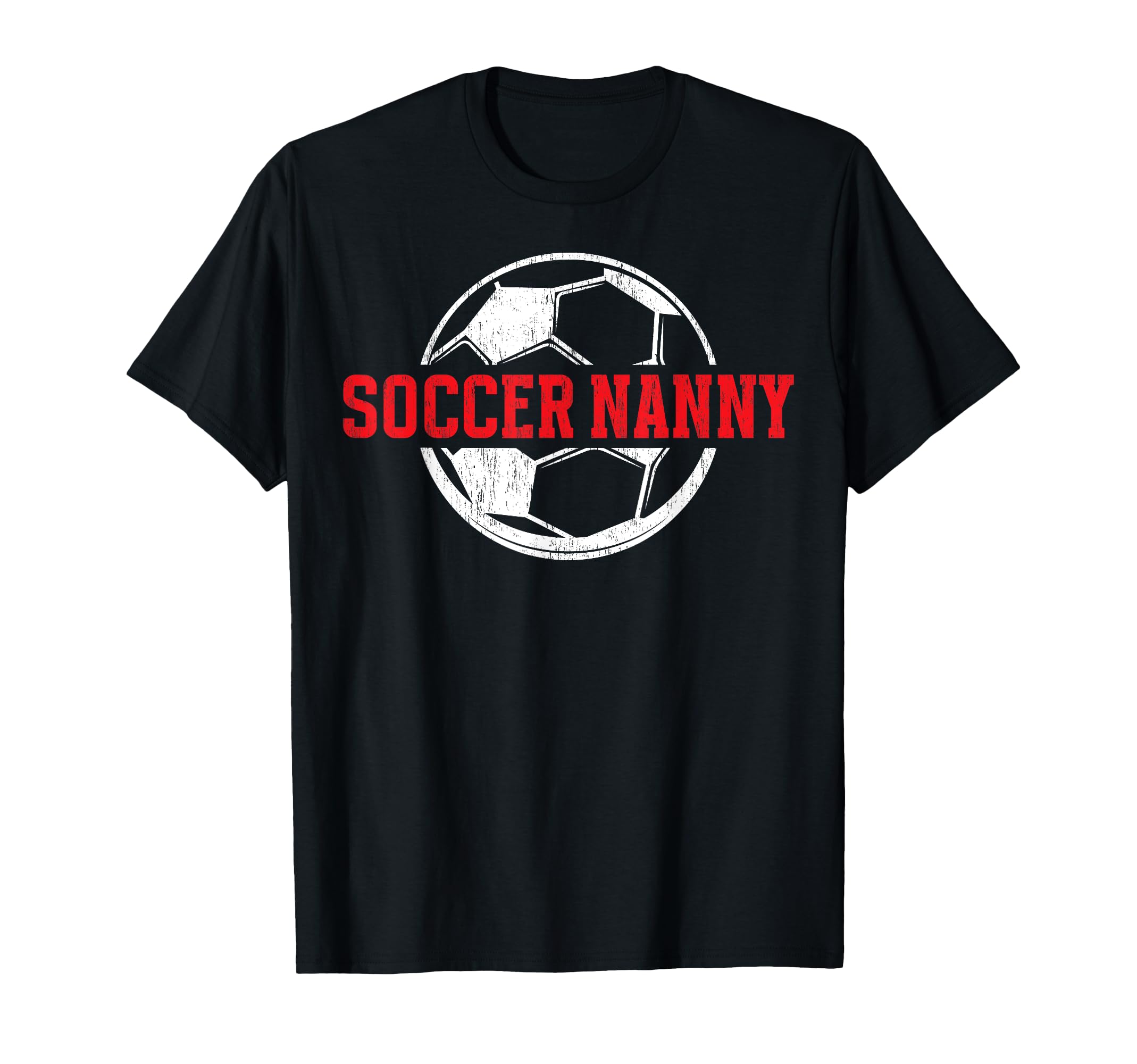 Soccer Nanny Grandma Proud Nanny Soccer T-Shirt - Custom Art Print Unisex - T-Shirt, Sweatshirt, Hoodie