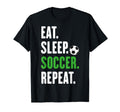 Soccer Players Eat Sleep Soccer T-Shirt - Custom Art Print Men Women - T-Shirt, Sweatshirt, Hoodie