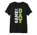 Soccer Game Day Bow Game Day Soccer Tri T-Shirt - Trendy Graphic Unisex - T-Shirt, Sweatshirt, Hoodie