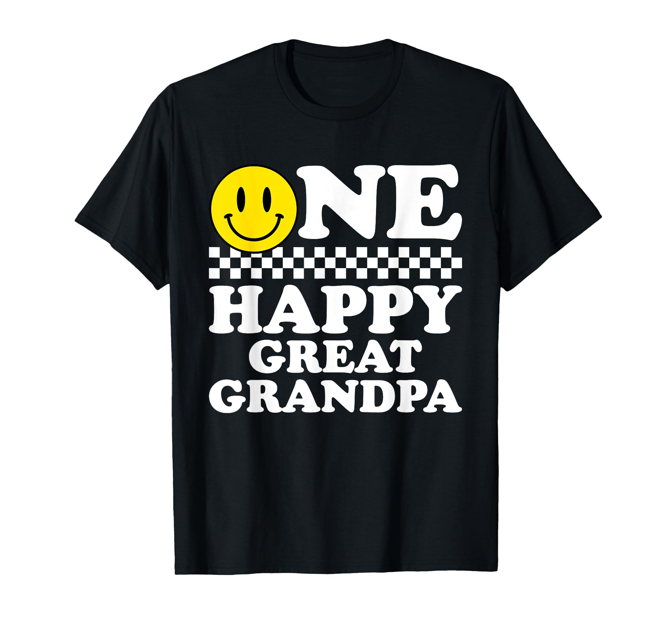One Happy Dude Great Grandpa 1St T-Shirt - Unique Graphic for Adults - T-Shirt, Sweatshirt, Hoodie