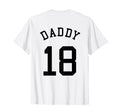 Daddy Team 18 Handball Dad Basketball T-Shirt - Unique Graphic Men Women - T-Shirt, Sweatshirt, Hoodie