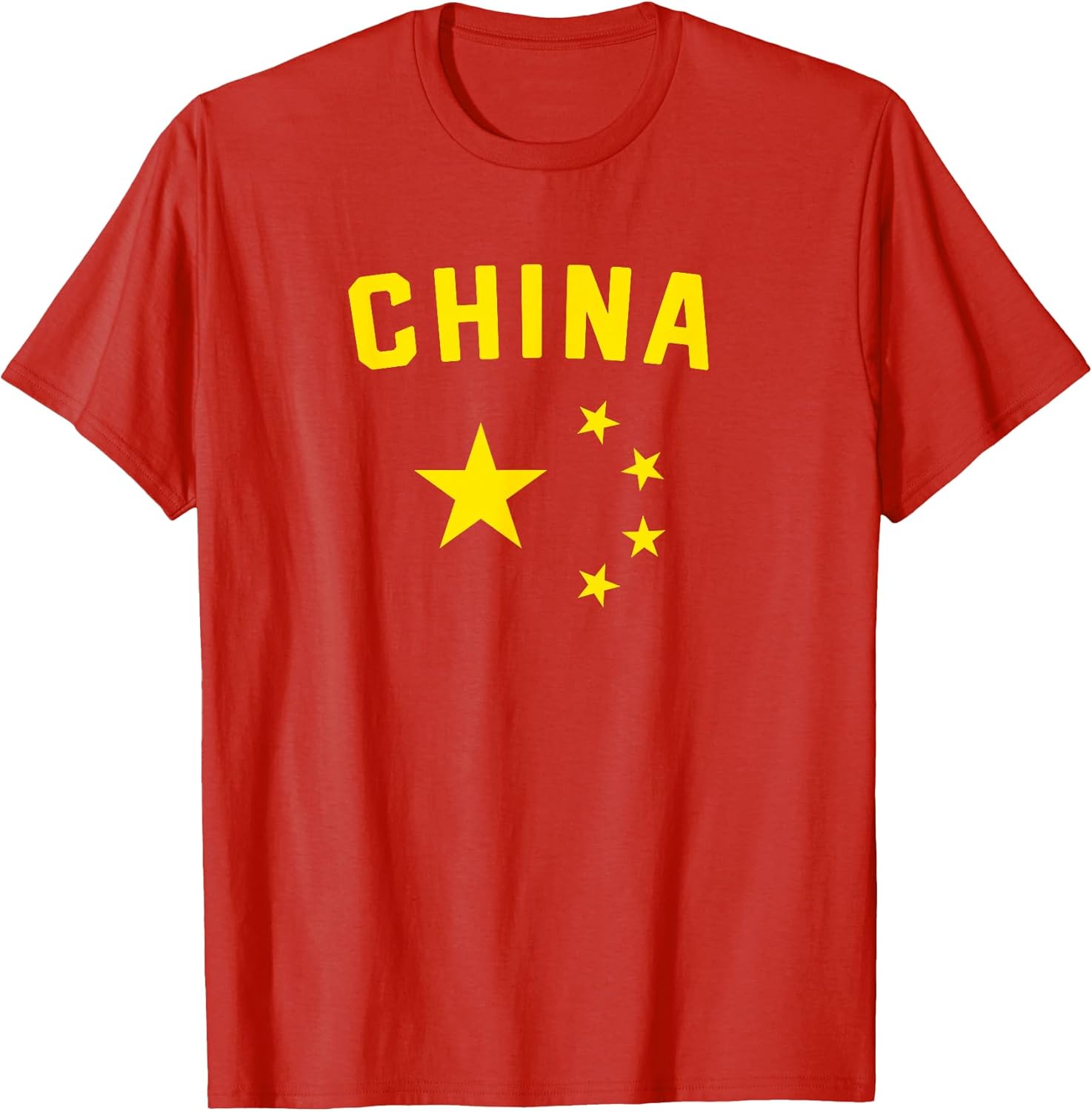 I Love China Minimalist Chinese Flag - Adult & Kids T-Shirts, Sweatshirts & Hoodies apparel design preview 1