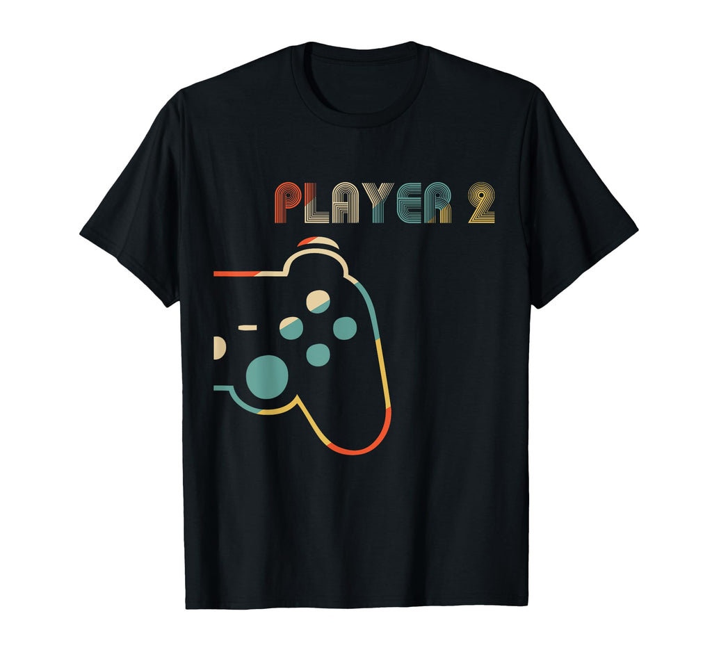 Matching Video Gamers Couple Player 1 T-Shirt - Minimalist Print Men Women - T-Shirt, Sweatshirt, Hoodie