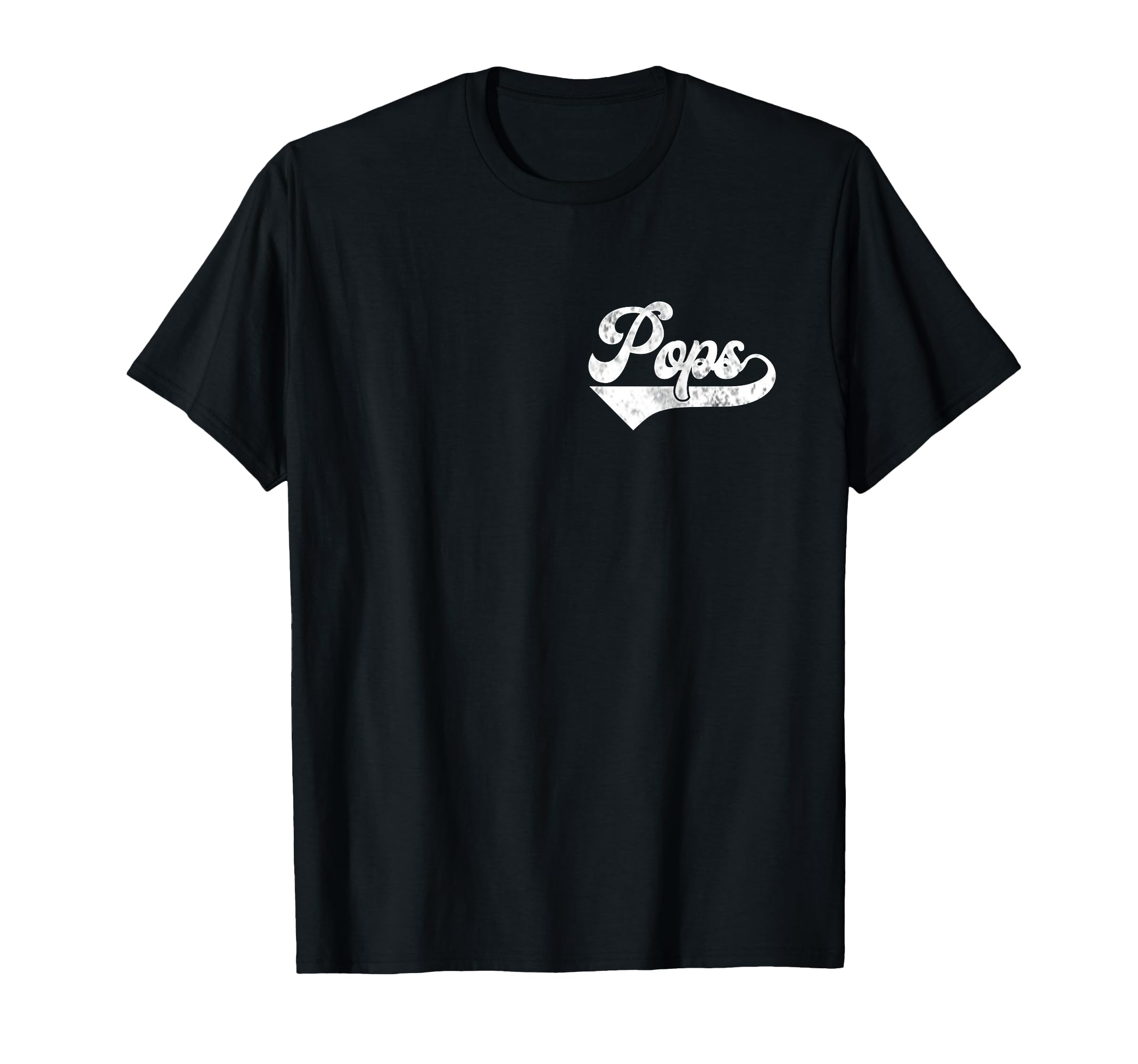 Mens Pops Fathers Day Papa Grandpa T-Shirt - Minimalist Print for Adults - T-Shirt, Sweatshirt, Hoodie