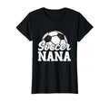 Soccer Nana Gifts Mothers Day Soccer T-Shirt - Minimalist Print Men Women - T-Shirt, Sweatshirt, Hoodie