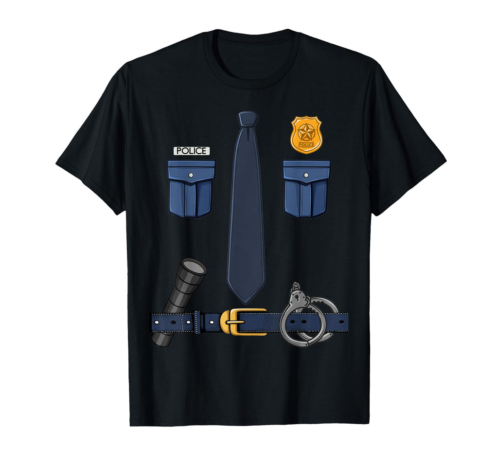 Funny Halloween Policeman Police T-Shirt - Streetwear Style Men Women - T-Shirt, Sweatshirt, Hoodie