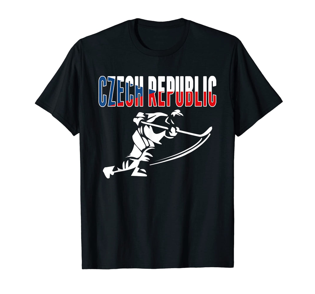 Czech Republic Ice Hockey Lovers Jersey T-Shirt - Custom Art Print Unisex - T-Shirt, Sweatshirt, Hoodie