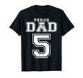 Number 5 Custom Proud Basketball T-Shirt - Casual Everyday Wear Men Women - T-Shirt, Sweatshirt, Hoodie