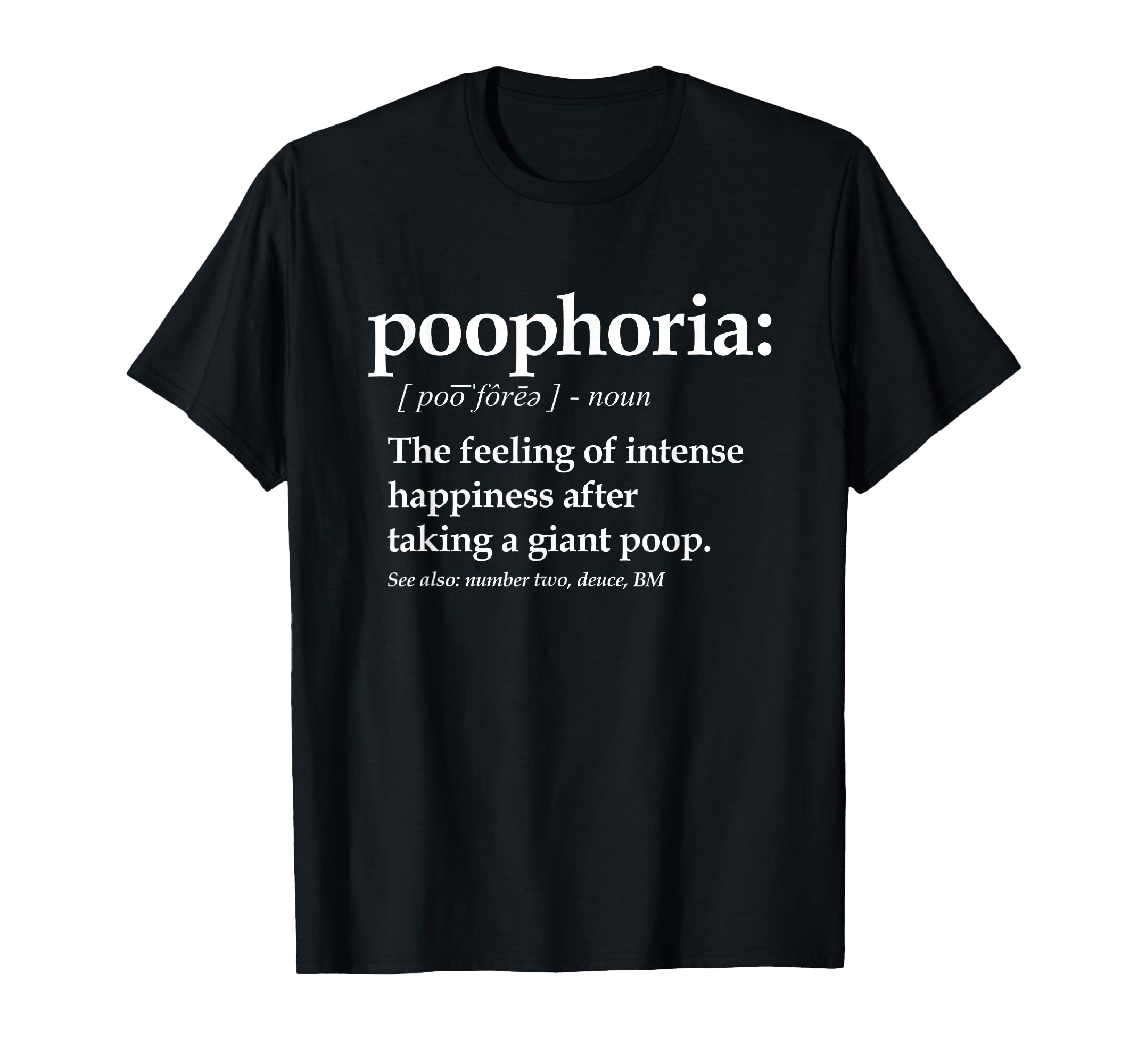 Funny Poop Dictionary Definition T-Shirt - Aesthetic Graphic Men Women - T-Shirt, Sweatshirt, Hoodie