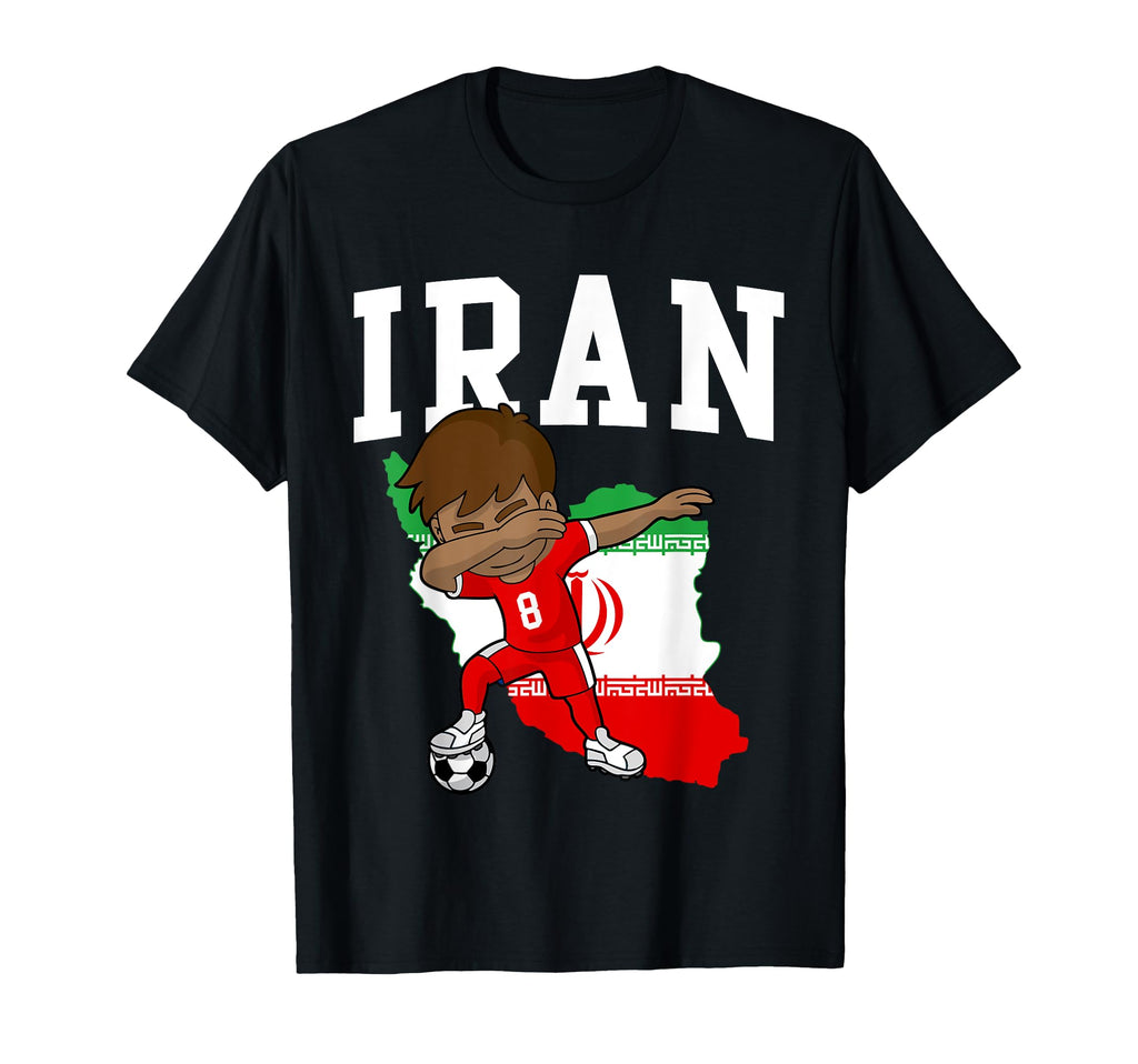 Iran Soccer Iranian Football T-Shirt - Fun Novelty Design for Adults - T-Shirt, Sweatshirt, Hoodie