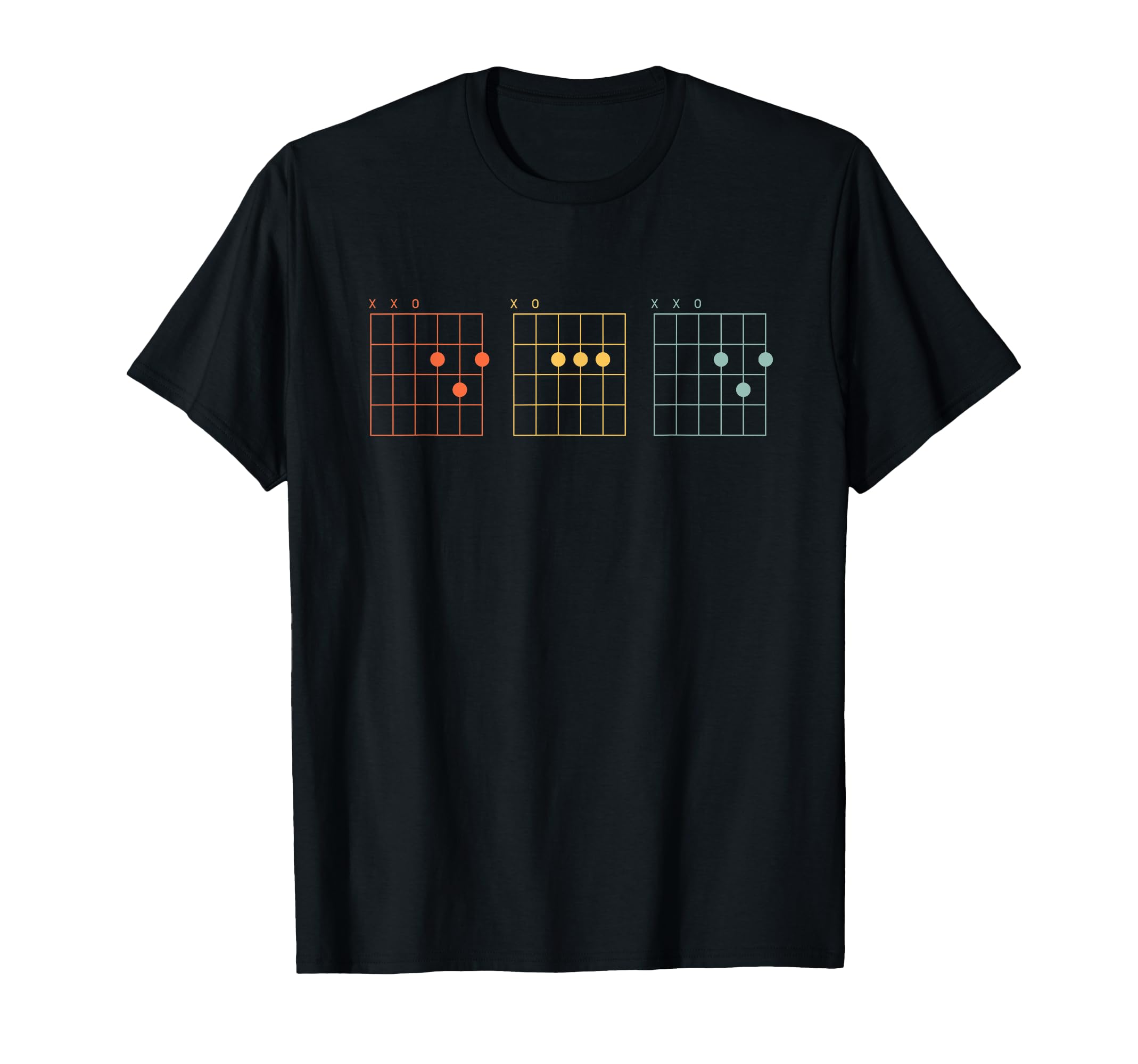 Guitar Best Dad Ever Dad Chords T-Shirt - Minimalist Print Unisex - T-Shirt, Sweatshirt, Hoodie